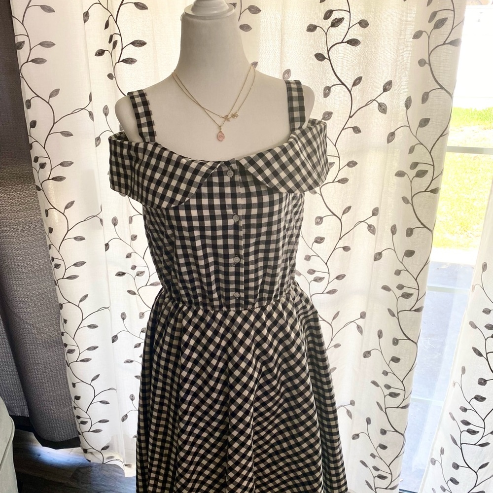 Women's Vintage Style 1950 Halter Dress Size Large - Picture 4 of 9